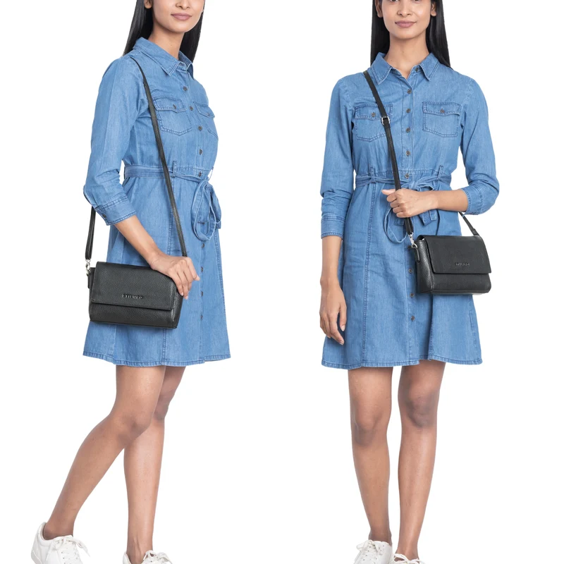 "Sylvie" Handtasche Damen Umhängetasche Leder
