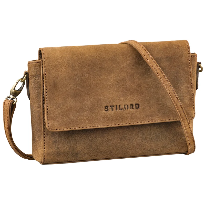 "Sylvie" Handtasche Damen Umhängetasche Leder