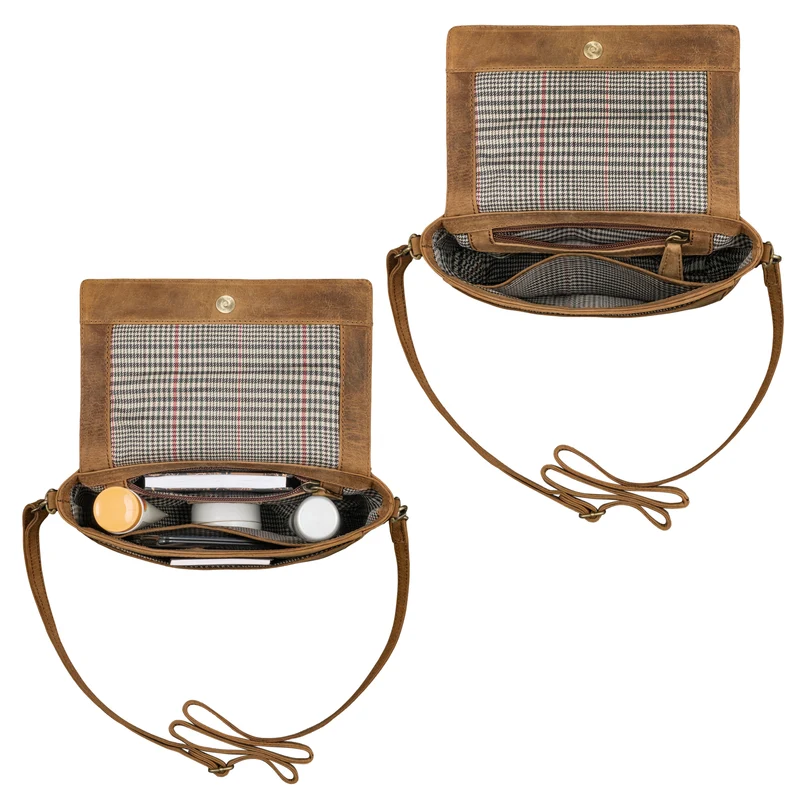 "Sylvie" Handtasche Damen Umhängetasche Leder