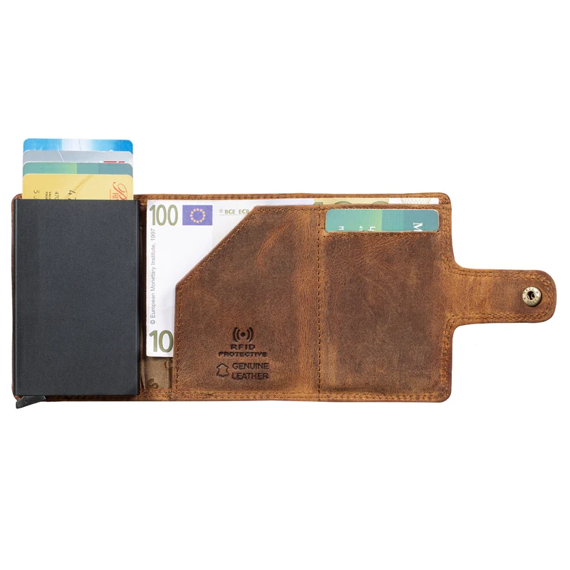 "Duke" Kreditkartenetui RFID Schutz Leder