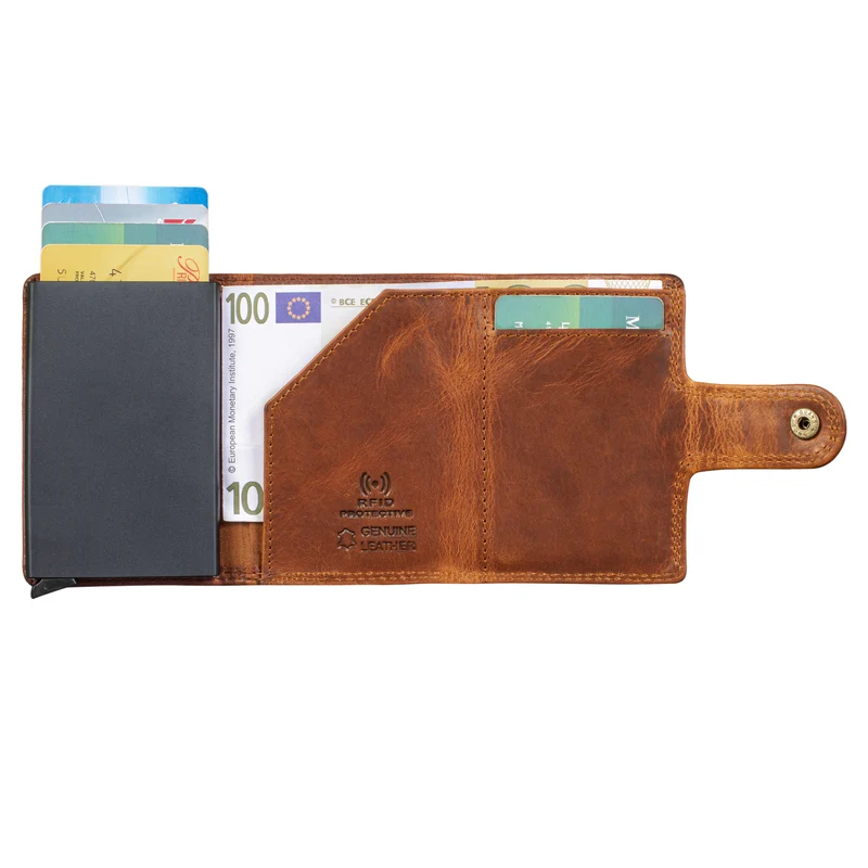 "Duke" Kreditkartenetui RFID Schutz Leder