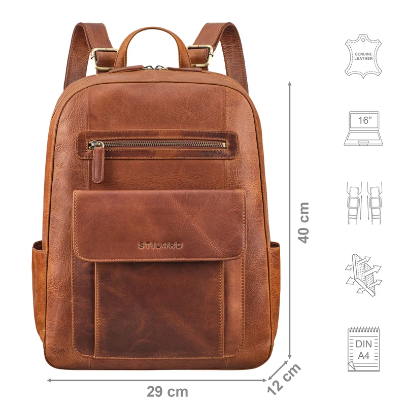"Rae" Leder Business Rucksack Damen