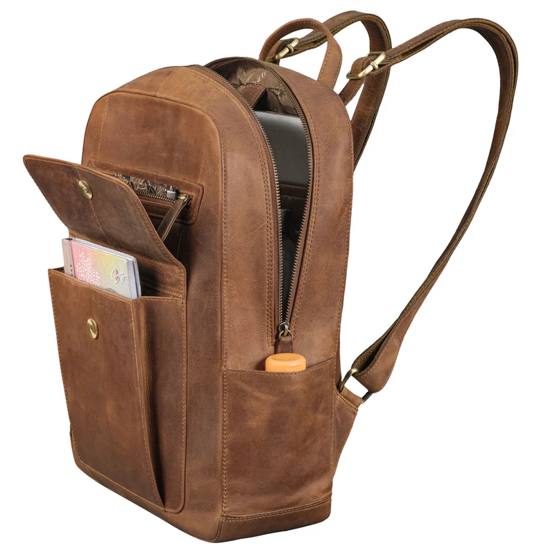 "Rae" Leder Business Rucksack Damen