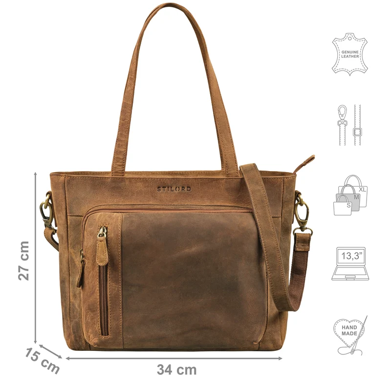 "Doro" Shopper Tasche Damen Leder