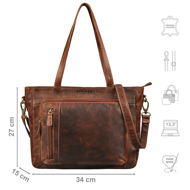 "Doro" Shopper Tasche Damen Leder