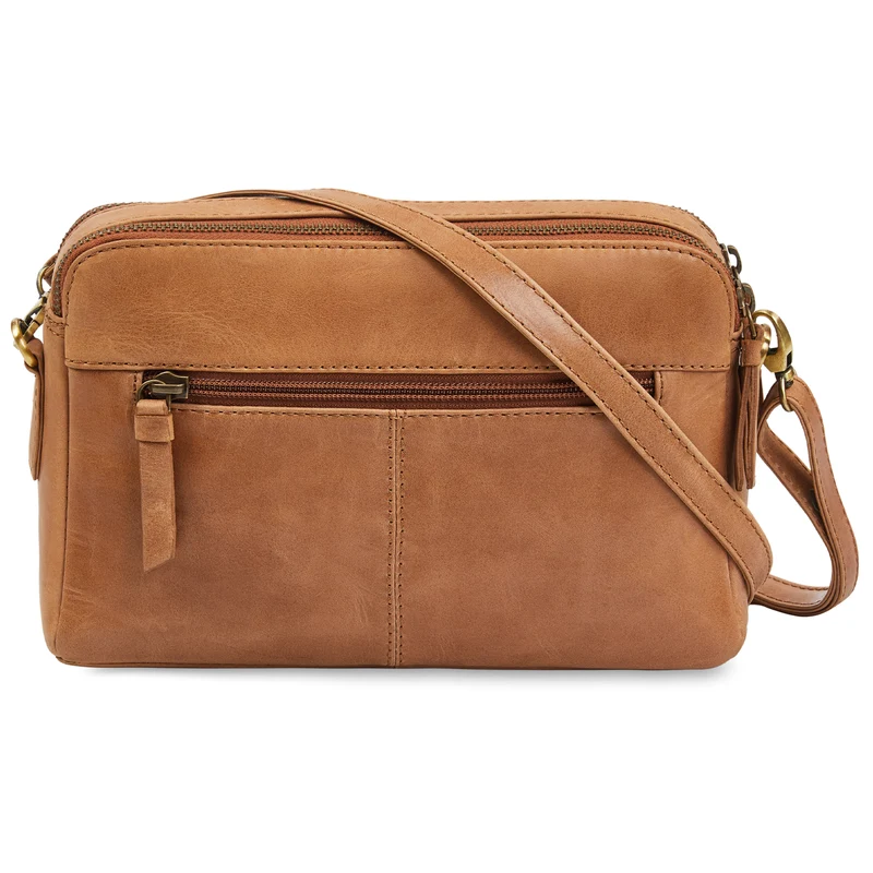 "Rosie" Vintage Umhängetasche Damen Leder Klein
