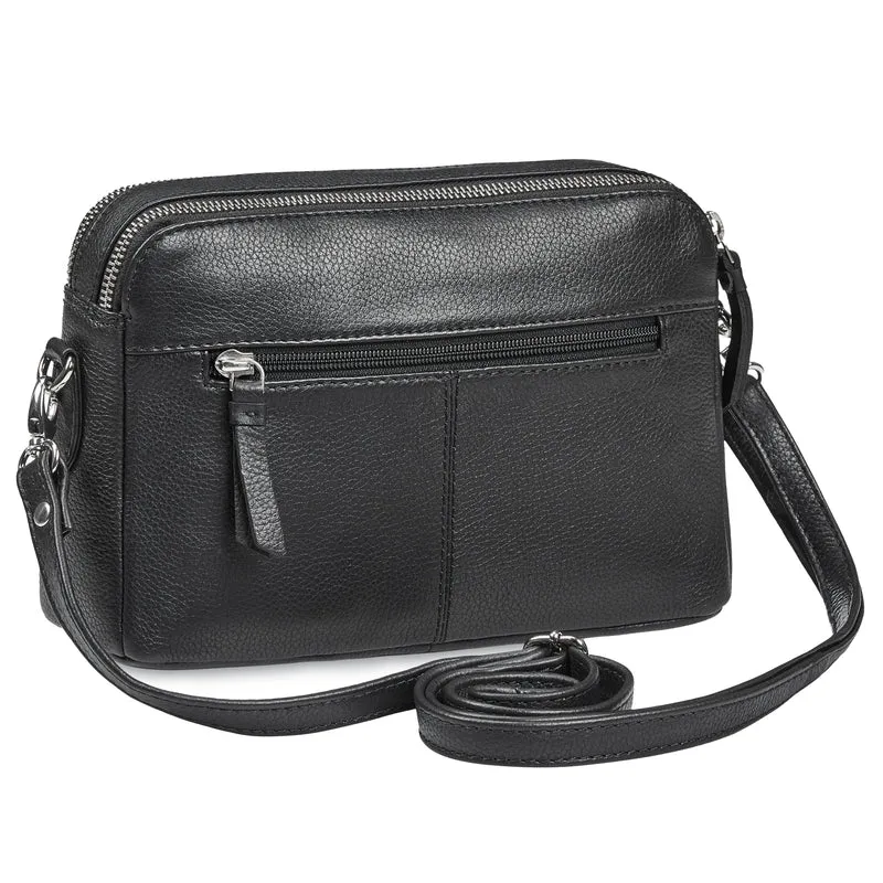 "Rosie" Vintage Umhängetasche Damen Leder Klein