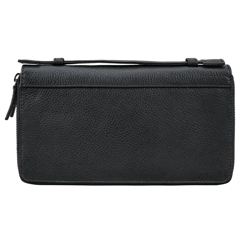 "Felicity" Große Geldbörse Herren Clutch Leder mit Handyfach
