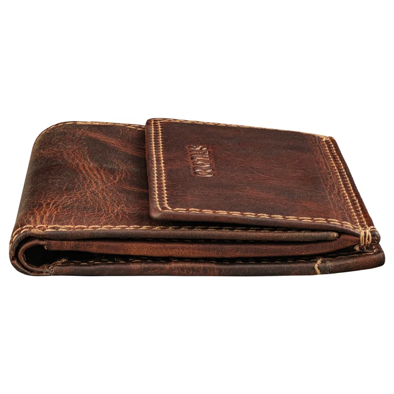 "Monew" Vintage Leder Geldbörse Klein mit RFID