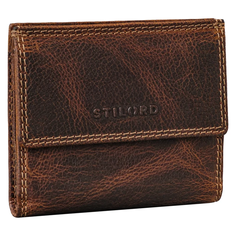 "Monew" Vintage Leder Geldbörse Klein mit RFID