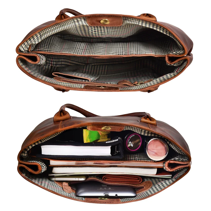"Janita" Shopper Damen Groß Leder