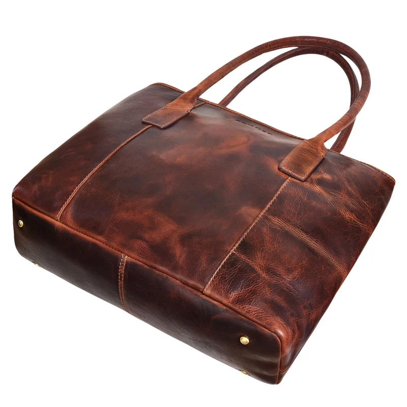 "Janita" Shopper Damen Groß Leder