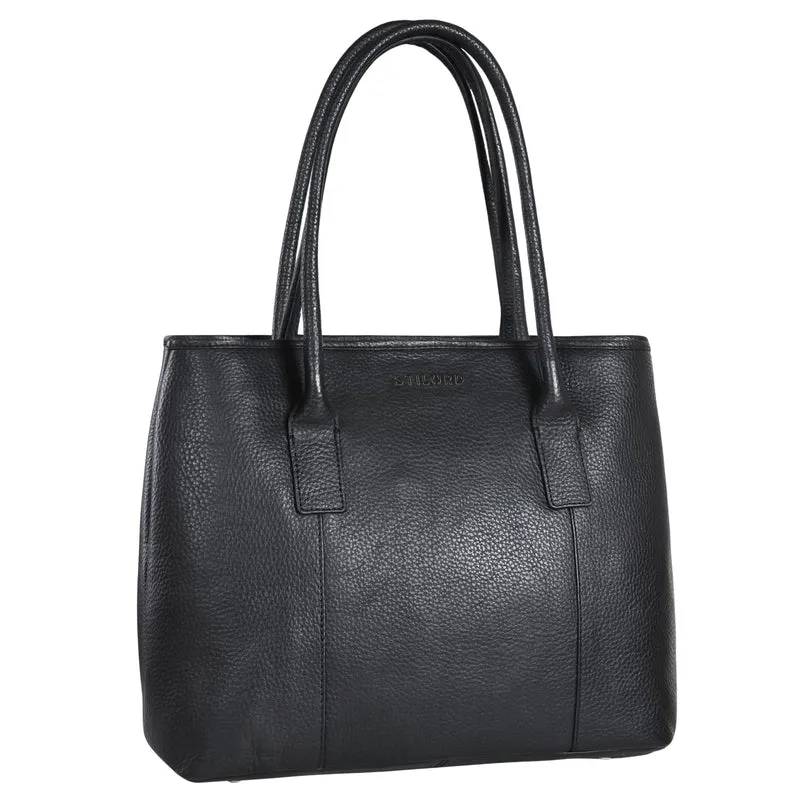 "Janita" Shopper Damen Groß Leder