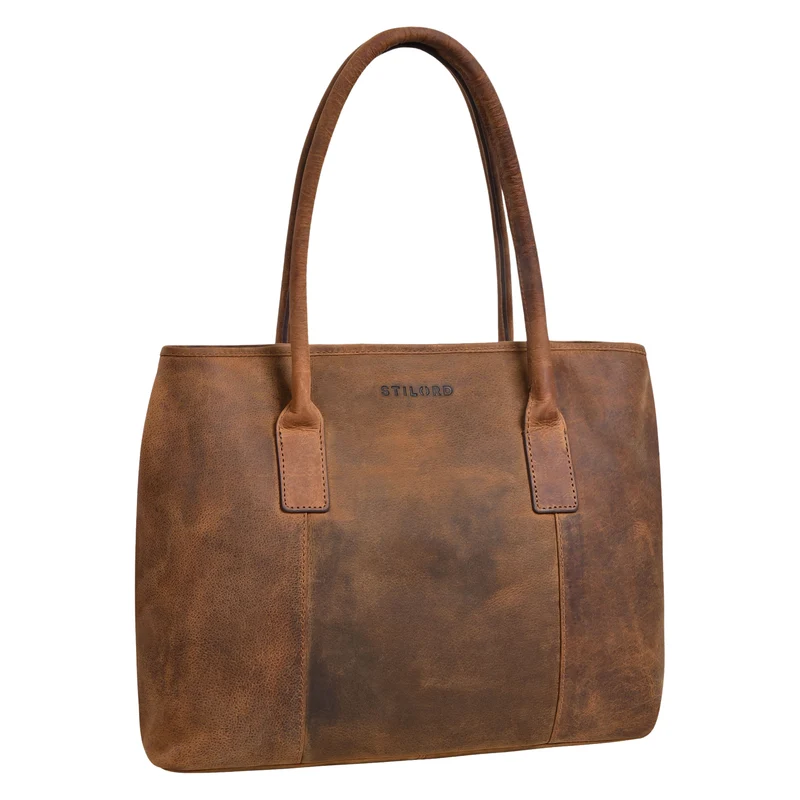 "Janita" Shopper Damen Groß Leder