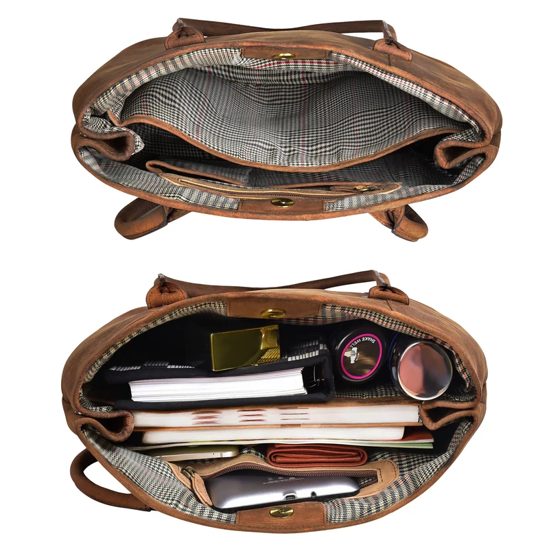 "Janita" Shopper Damen Groß Leder