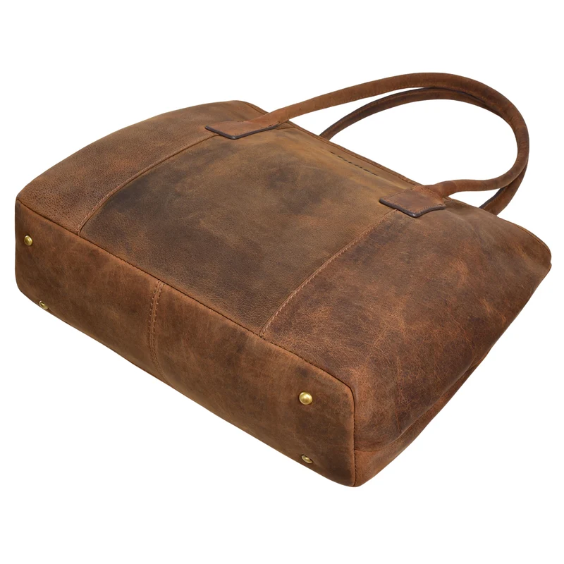 "Janita" Shopper Damen Groß Leder