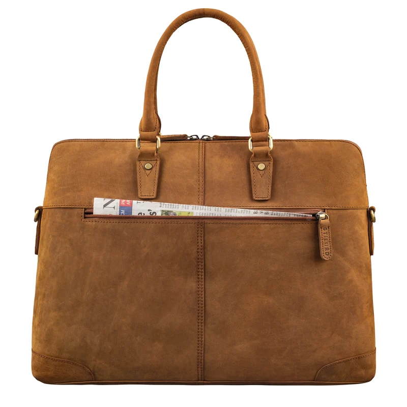 "Charlize" Moderne Leder Business Laptoptasche 13 - 15.6 Zoll Damen