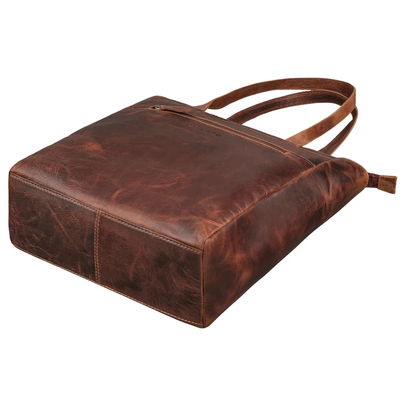 "Nara" Zeitlose Leder Shopper Damen Handtasche