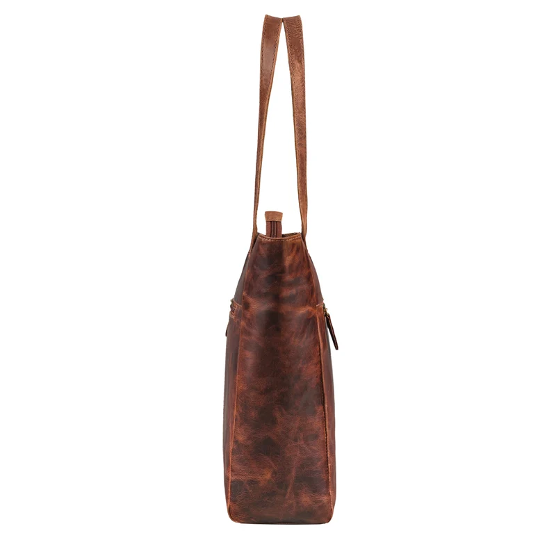 "Nara" Zeitlose Leder Shopper Damen Handtasche