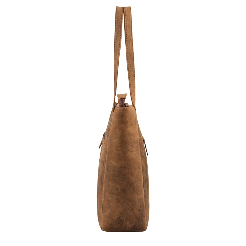 "Nara" Zeitlose Leder Shopper Damen Handtasche