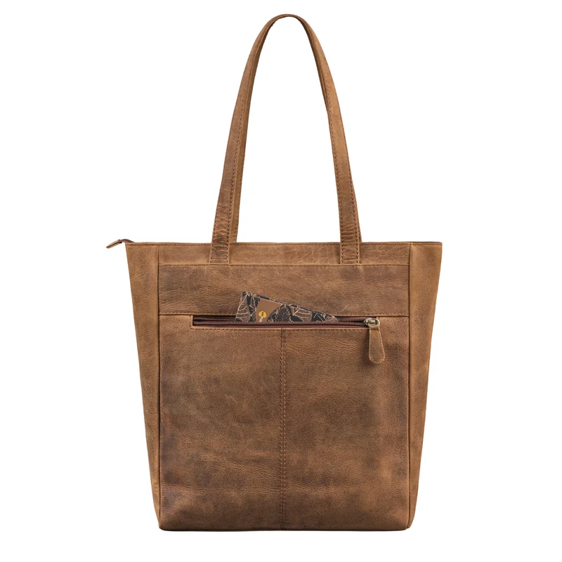 "Nara" Zeitlose Leder Shopper Damen Handtasche