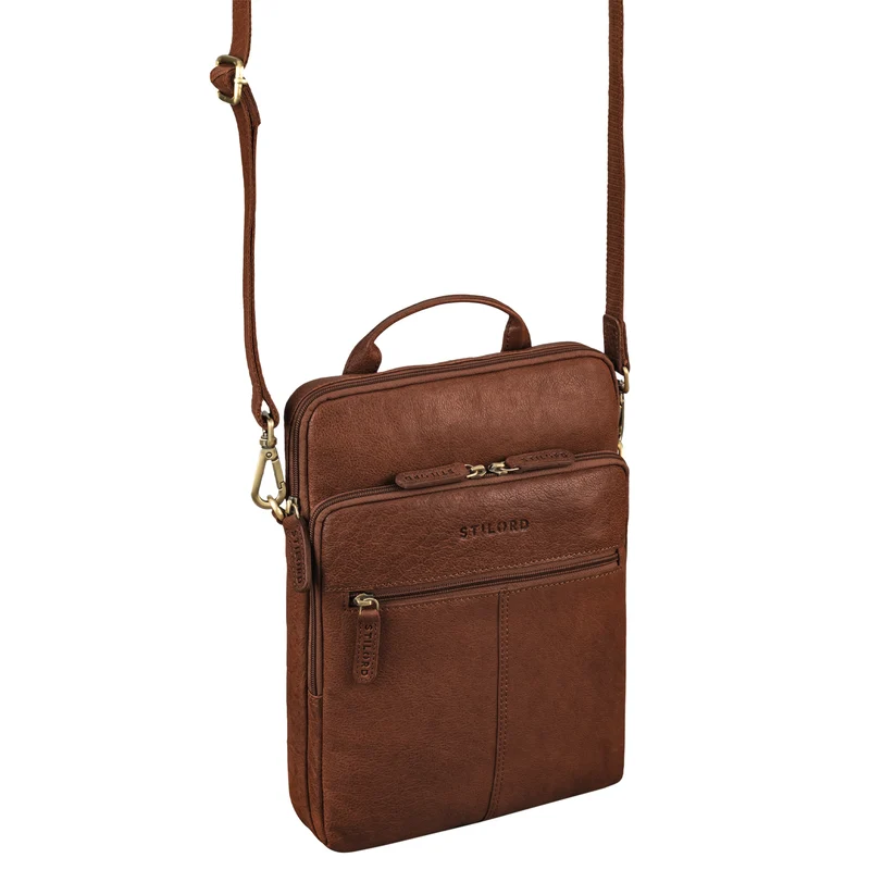 "Stellan" Schmale Laptop-Tasche Leder 13,3 - 14 Zoll