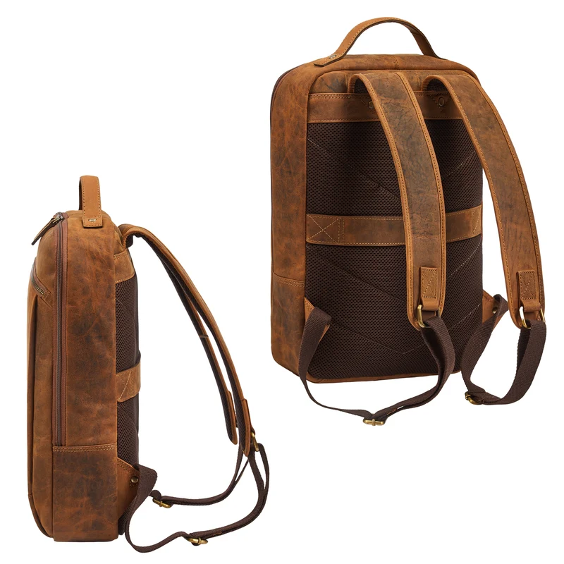 "Jannes" Lederrucksack Herren Business