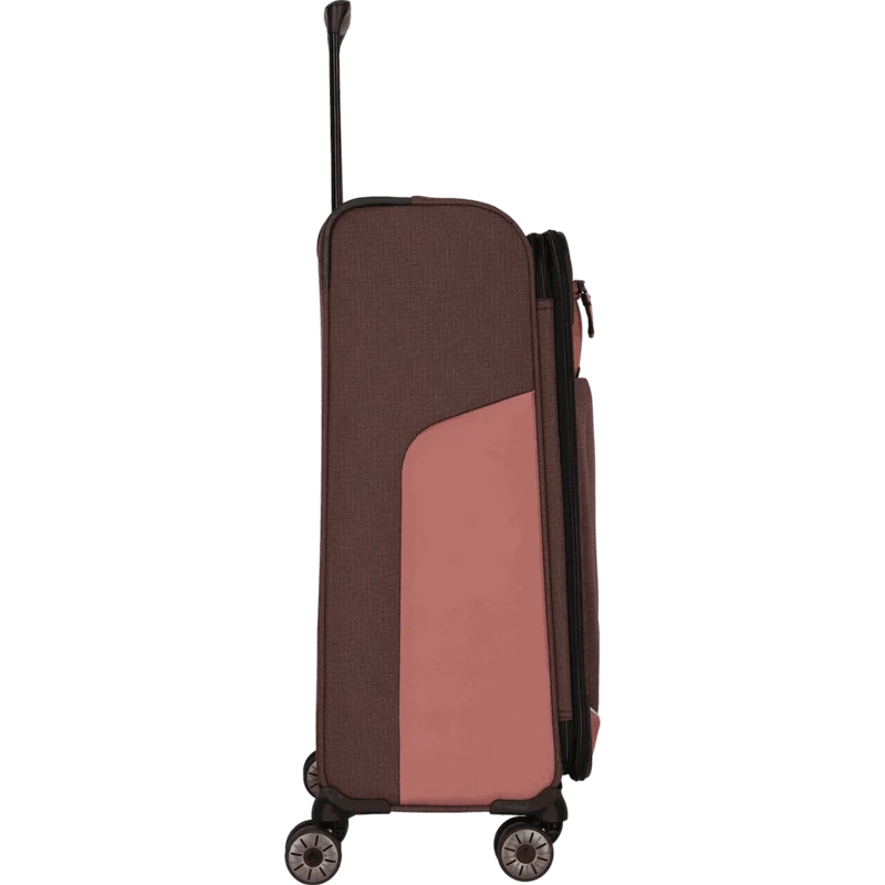 Travelite Viia 4-Rollen-Trolley M 67 cm -Frühlingsrose