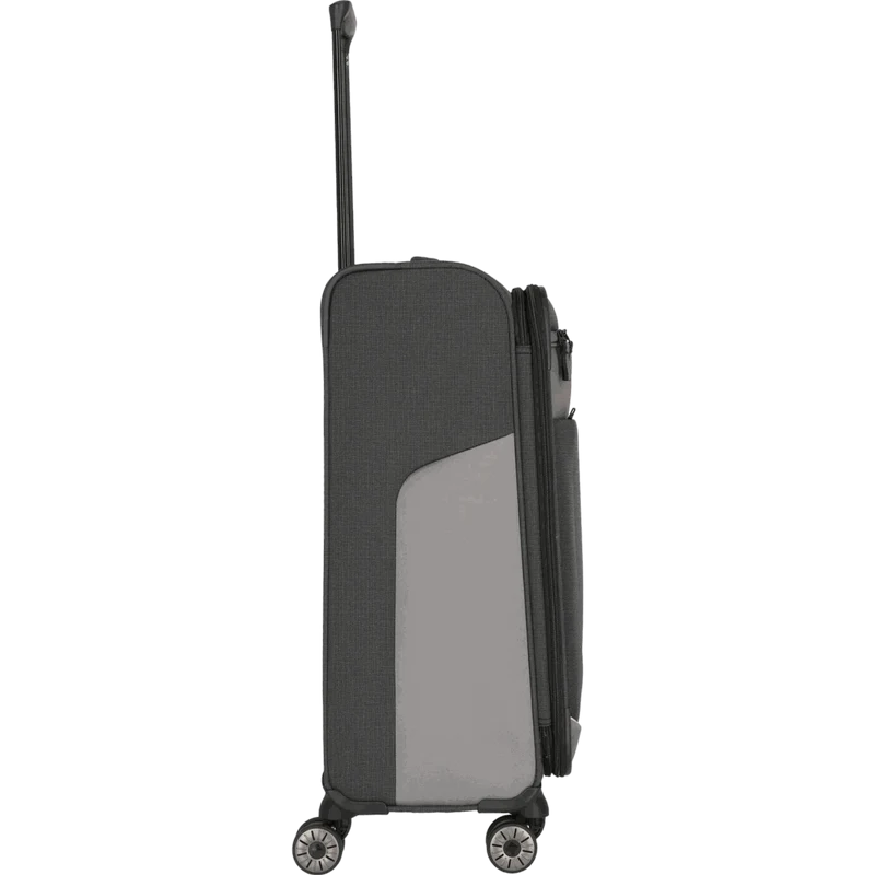 Travelite Viia 4-Rollen-Trolley M 67 cm -Schiefer