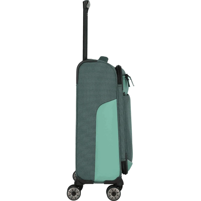 Travelite Viia 4-Rollen Handgepäck Trolley S 55 cm -Eukalyptus