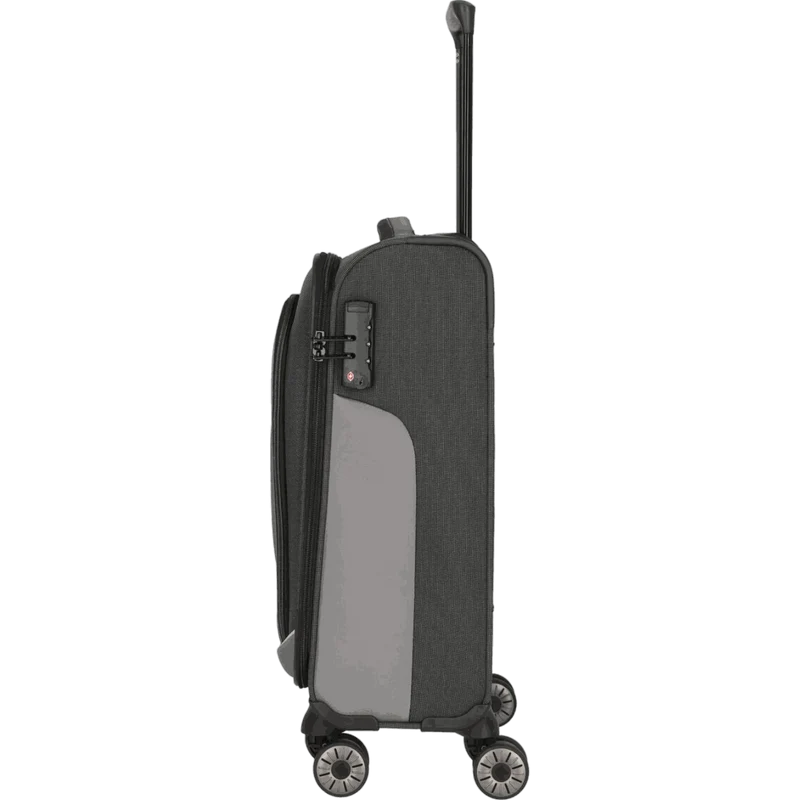 Travelite Viia 4-Rollen Handgepäck Trolley S 55 cm -Schiefer