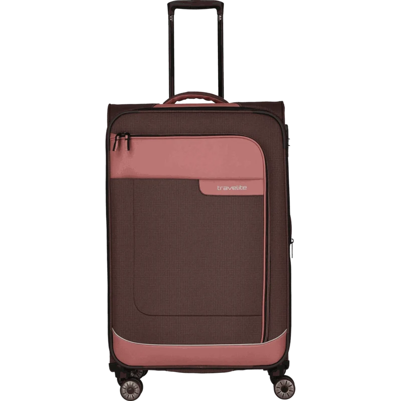 Travelite Viia 4-Rollen Kofferset 4tlg. L/M/S + Reisetasche -Frühlingsrose
