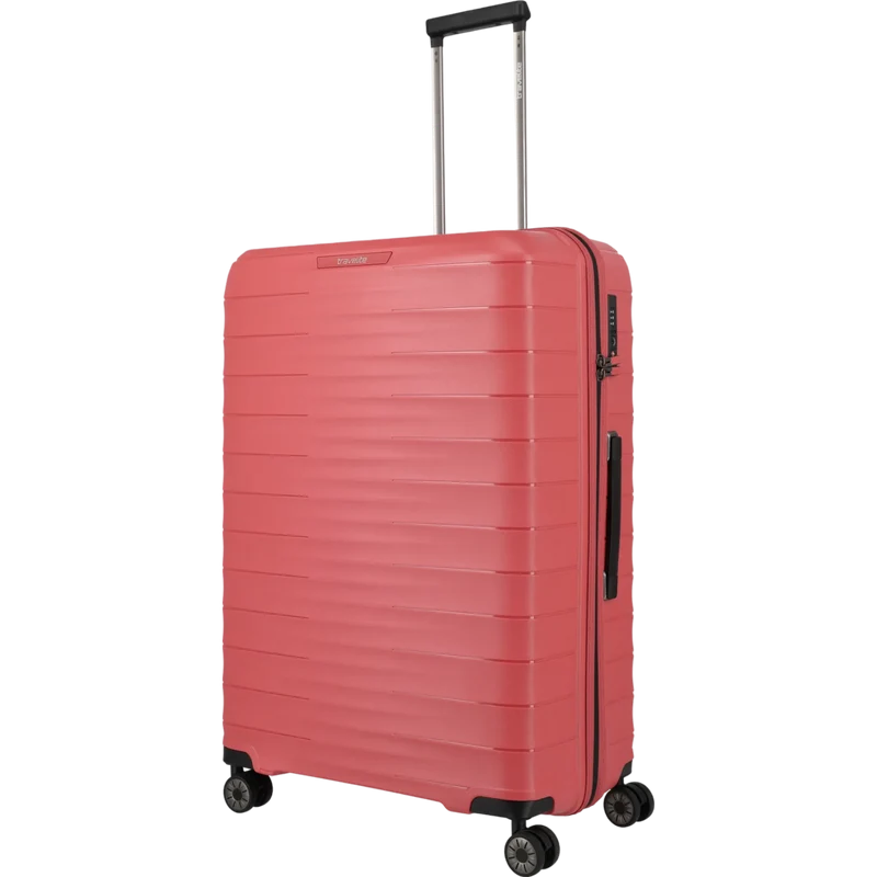 Travelite Mooby 4-Rollen-Trolley 77 cm -Rot