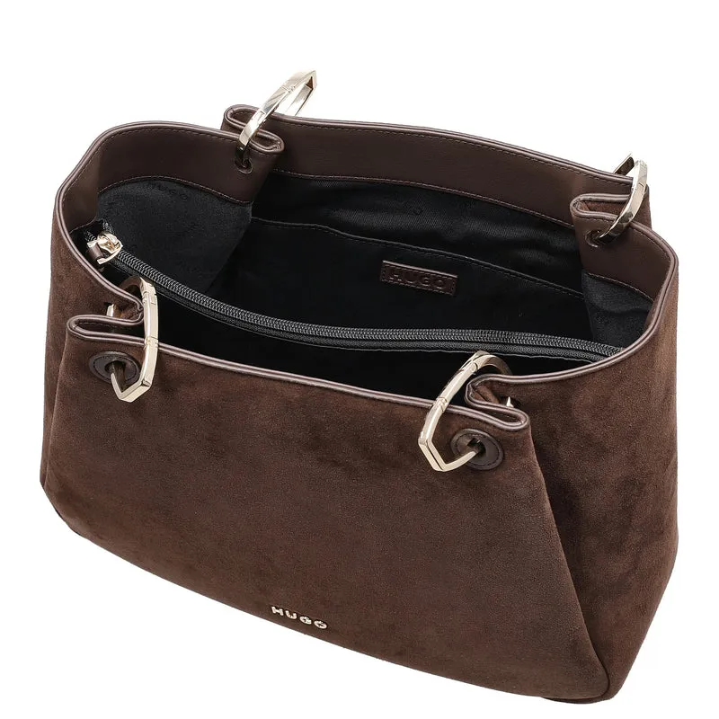HUGO Women Orin 2.OS Small Tote - Shopper 33 cm (dark brown)