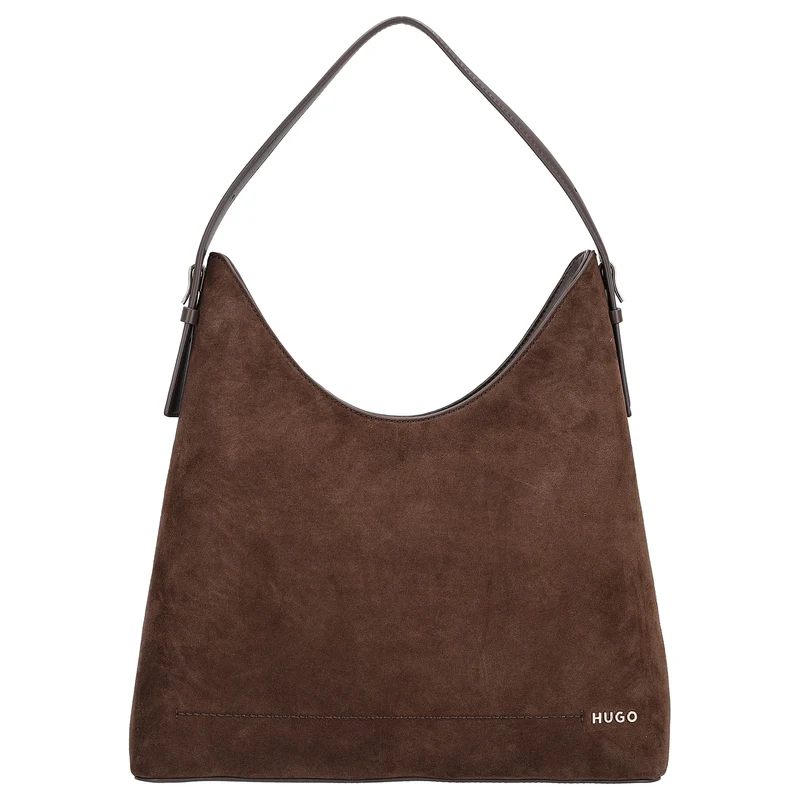 HUGO Women Yorih Hobo - Schultertasche 35 cm (dark brown)