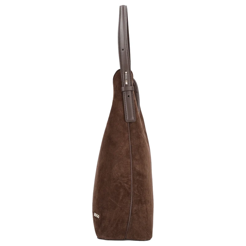 HUGO Women Yorih Hobo - Schultertasche 35 cm (dark brown)
