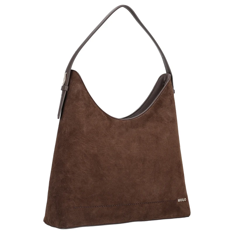 HUGO Women Yorih Hobo - Schultertasche 35 cm (dark brown)