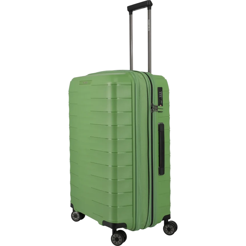 Travelite Mooby 4-Rollen-Trolley 66 cm -Grün