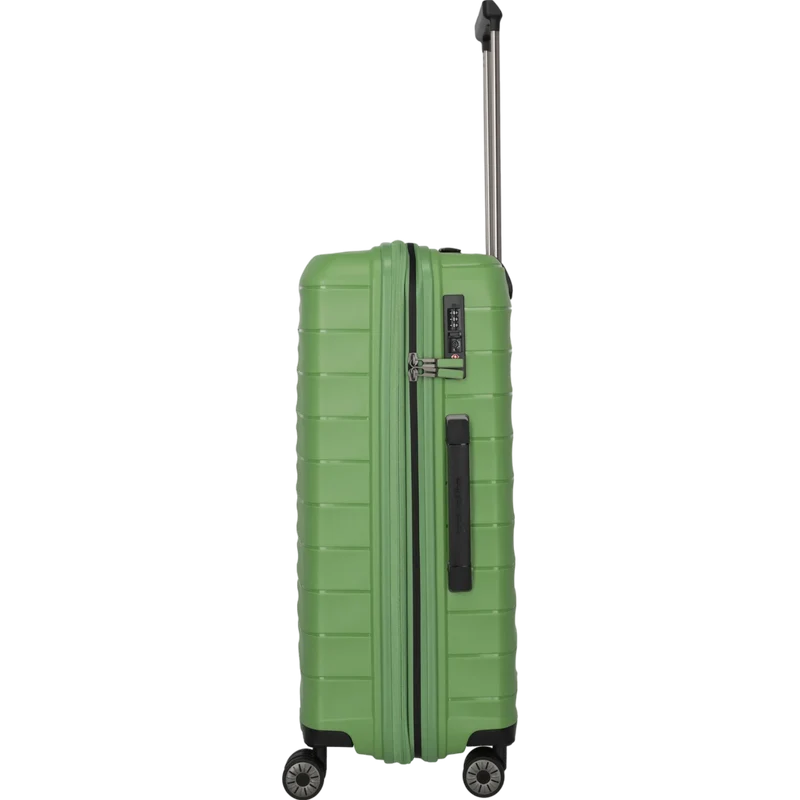 Travelite Mooby 4-Rollen-Trolley 66 cm -Grün
