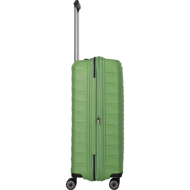 Travelite Mooby 4-Rollen-Trolley 66 cm -Grün