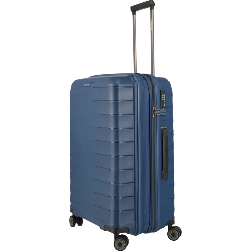 Travelite Mooby 4-Rollen-Trolley 66 cm -Marine