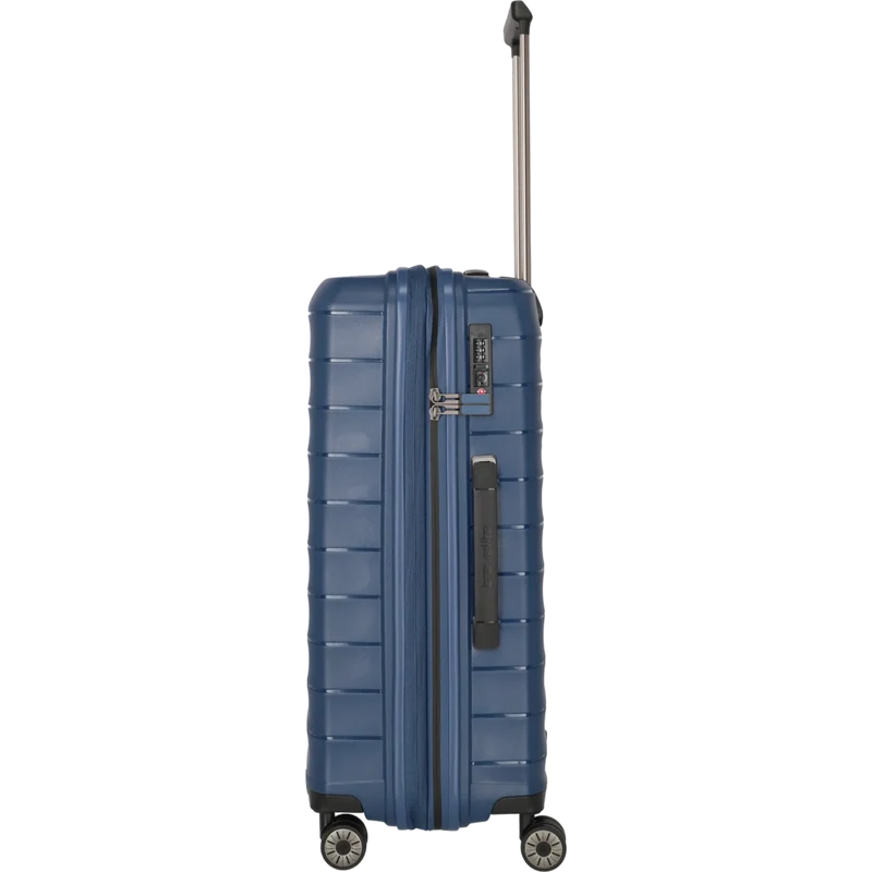 Travelite Mooby 4-Rollen-Trolley 66 cm -Marine
