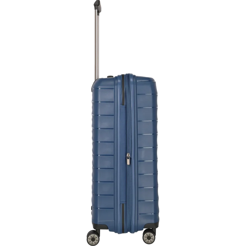 Travelite Mooby 4-Rollen-Trolley 66 cm -Marine