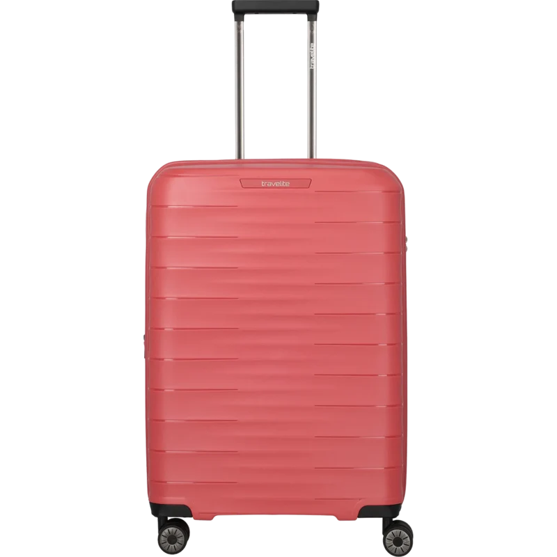 Travelite Mooby 4-Rollen-Trolley 66 cm -Rot