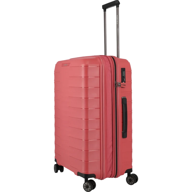Travelite Mooby 4-Rollen-Trolley 66 cm -Rot