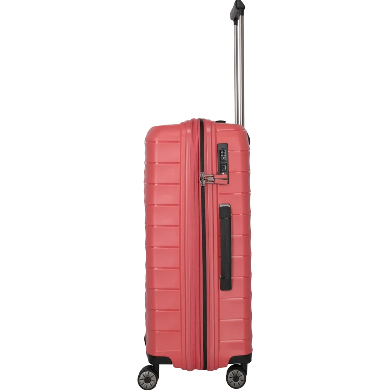 Travelite Mooby 4-Rollen-Trolley 66 cm -Rot