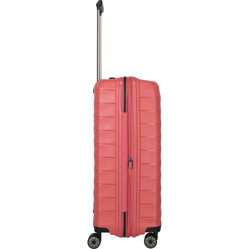 Travelite Mooby 4-Rollen-Trolley 66 cm -Rot
