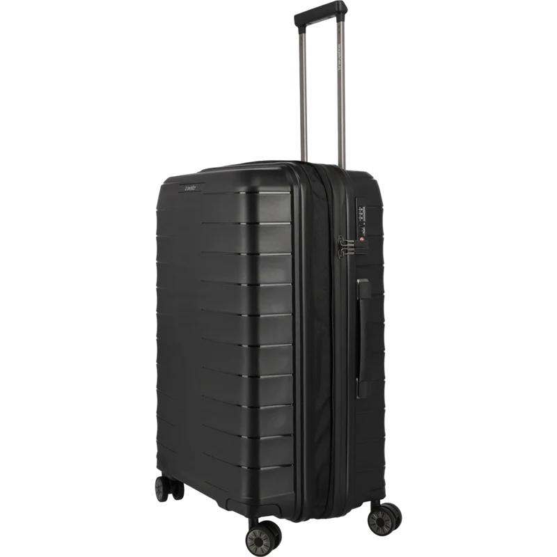 Travelite Mooby 4-Rollen-Trolley 66 cm -Schwarz