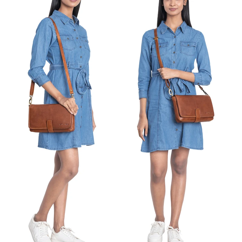 "Serena" Kleine Damen Handtasche Leder