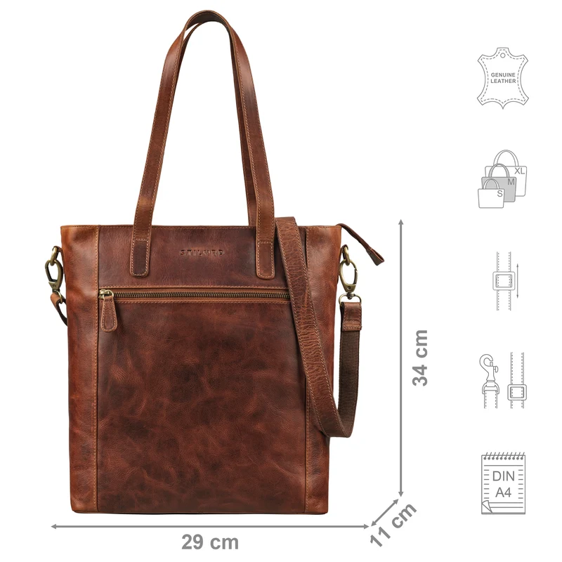 "Layla" Stilvolle Mittelgroße Handtasche Damen